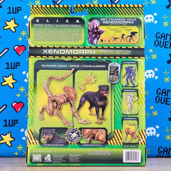 Lanard Alien Special Edition Xenomorph Runner Xeno 7" Spike and Facehugger New - Picture 2 of 7